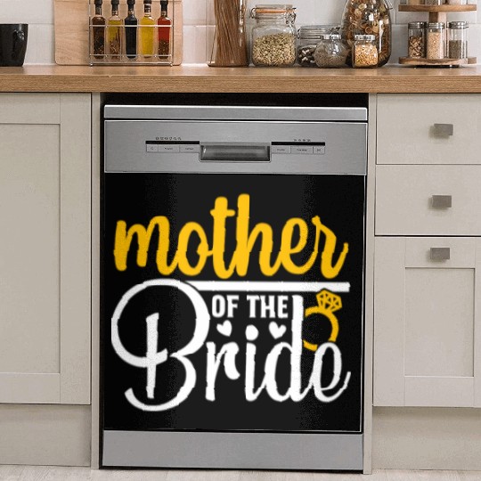 Mother Of The Bride Wedding Party Matching Gift Dish Washer Covers