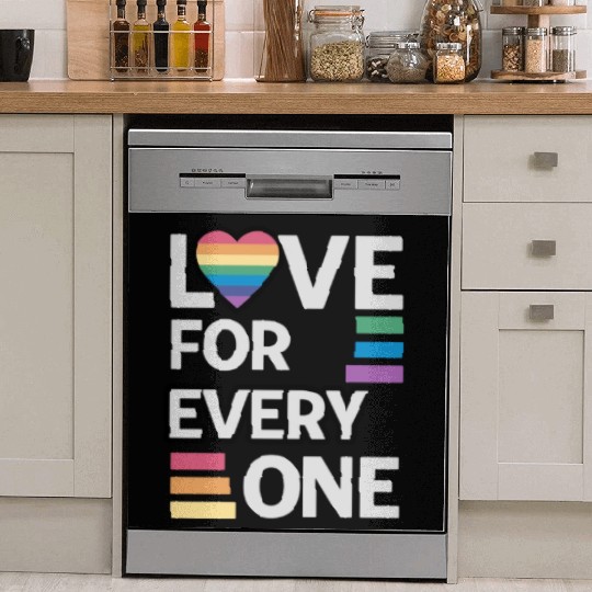 Rainbow unisex love for everyone Dish Washer Covers