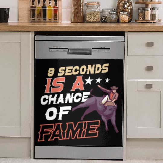 Rodeo Bull Riding Livestock Show Farmer Cattle Dish Washer Covers