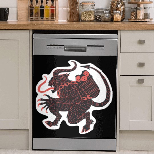 krampus Dish Washer Covers