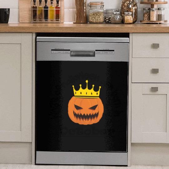 Kings of halloween are born in october Dish Washer Covers