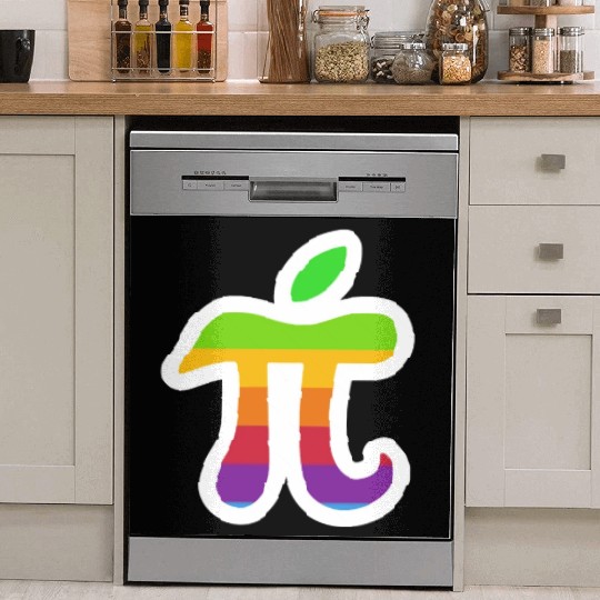 Fruit Engineer Nerd Birthday Gift Pi Day Dish Washer Covers Pu