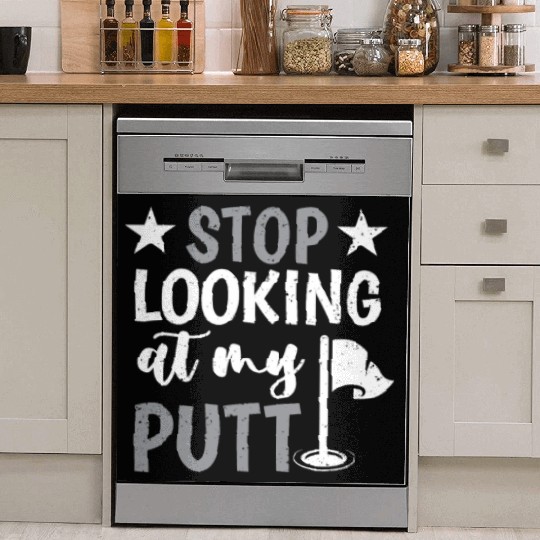Funny Goofy Mini Golf Quotes Putt Putt Legend Dish Washer Covers