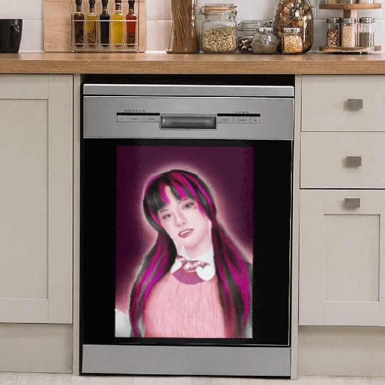 Yeji Itzy Draculaura Monster High Dish Washer Covers