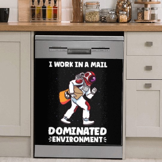 Postal Worker Mail Lady Mail Carrier Postal Space Dish Washer Covers