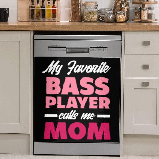 Guitar Mom Bass Player Dish Washer Covers