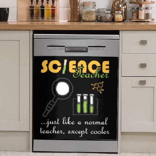 Chemistry Physics Biology Funny Science Teacher Dish Washer Covers