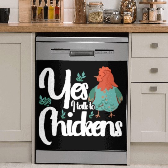 Chickens Rooster Chicken Farmer Hen Poultry Cock Dish Washer Covers