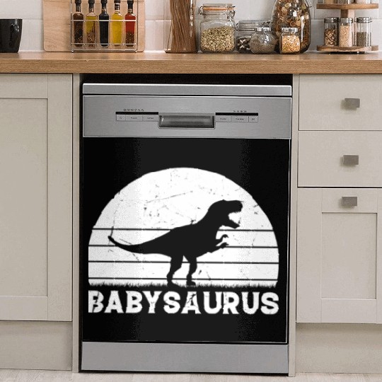 Baby Saurus Newborn Baby Dinosaur Baby Dino Babysa Dish Washer Covers