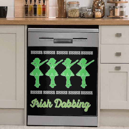 Funny Irish Dabbing Feis Irish Dance Best Gift T S Dish Washer Covers