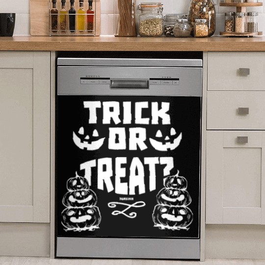 Halloween Party Trick Or Treat Jack O Lantern Dish Washer Covers