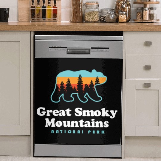 Great Smoky Mountains Bear Great Smoky Mountains Dish Washer Covers