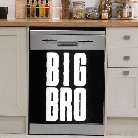 Big Bro Siblings Men Kids Adult Fraternity Frat Dish Washer Covers