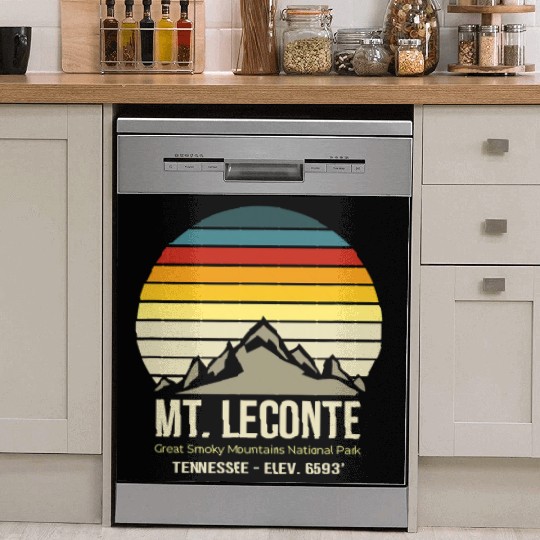 Mt LeConte Great Smoky Mountains Vintage Tennessee Dish Washer Covers