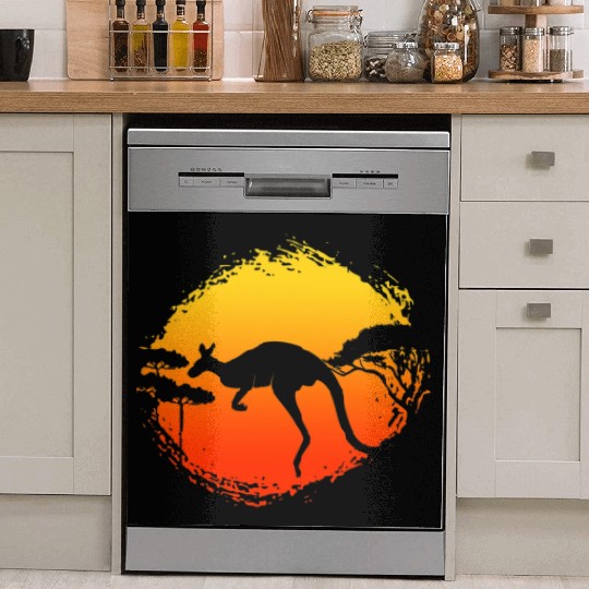 Kangaroo Australia Animal Aussie Nature Australian Dish Washer Covers