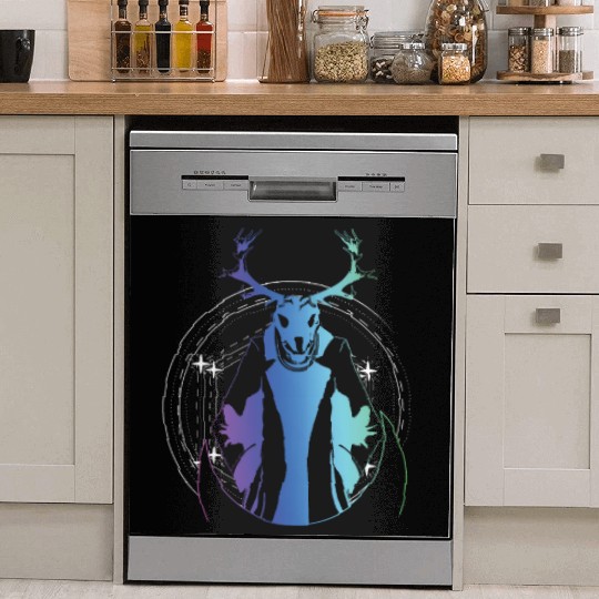 Wendigo Folk Creature Forest Devil Cryptid Dish Washer Covers