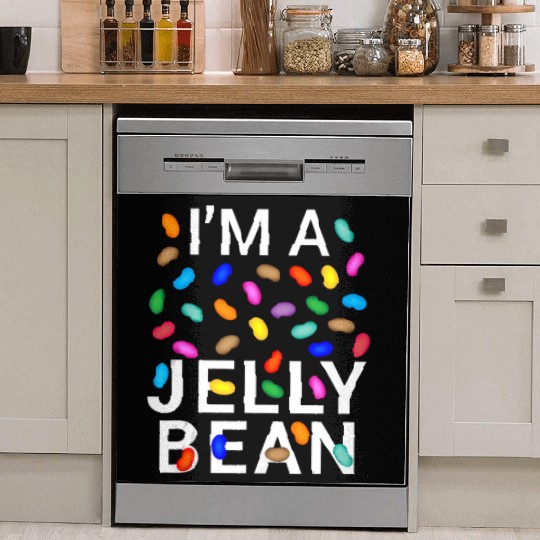 pretend im jelly bean halloween candy costume Dish Washer Covers