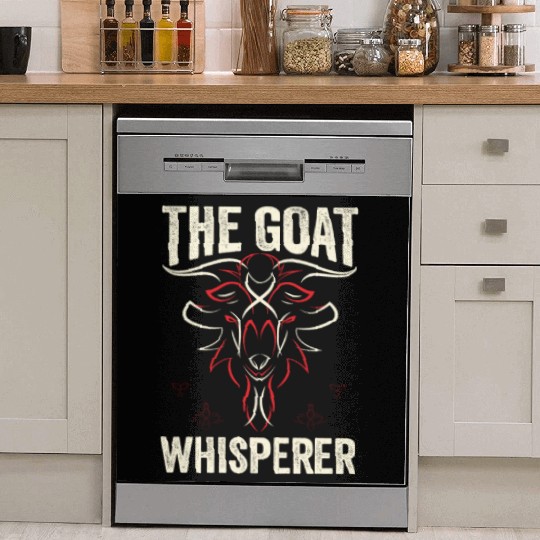 The Goat Whisperer Funny Goat Lover Farmer Dish Washer Covers