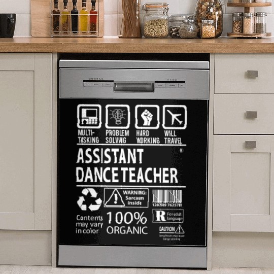 Assistant Dance Teacher Dish Washer Covers - Multitasking Job