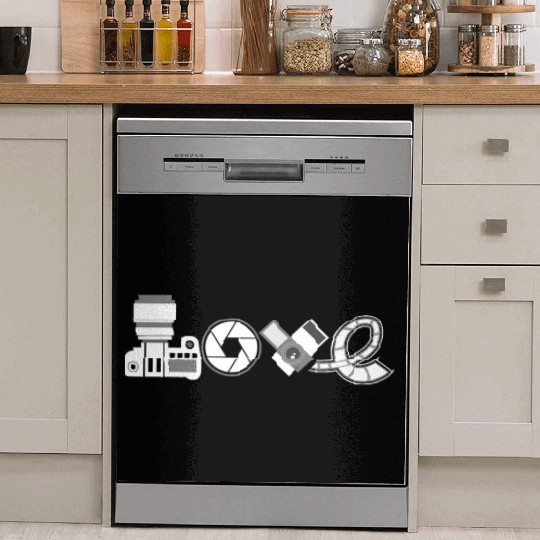 Love Photography Lover Dish Washer Covers Take Photo Photograph