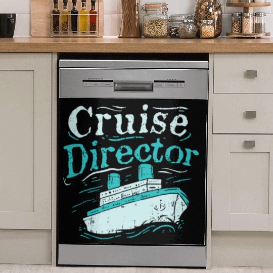 Cruise Director Cruising Ship Holidays vacation Dish Washer Covers
