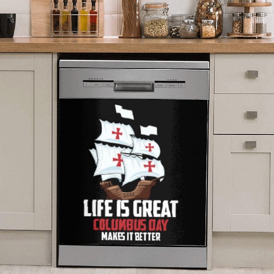 Columbus Day 1492 Dish Washer Covers