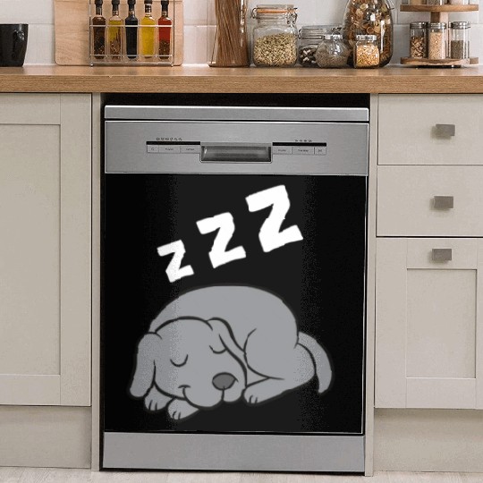 Weimaraner Dog Sleeping Pajama Sleeping Dish Washer Covers