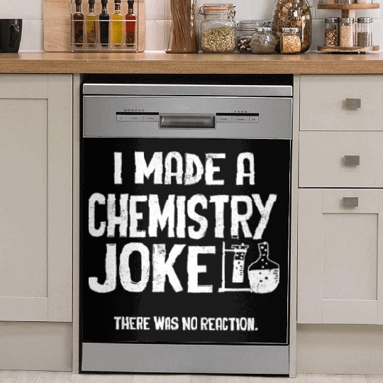 Chemistry Teacher, Chemistry Joke Dish Washer Covers