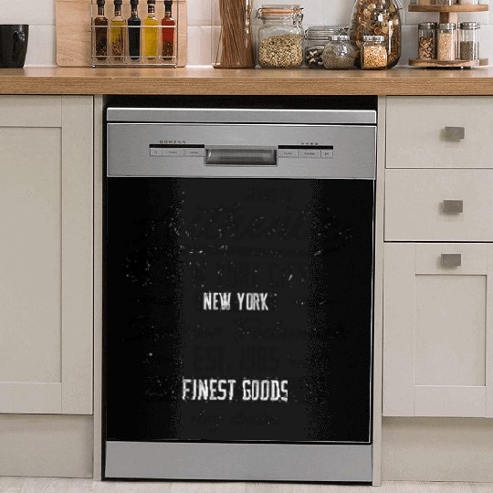 New York City Born In 1985 Vintage Birthday Dish Washer Covers