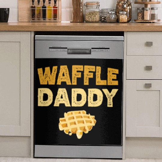 Waffle Daddy Food Waffle Whisperer Fathers Day Dish Washer Covers