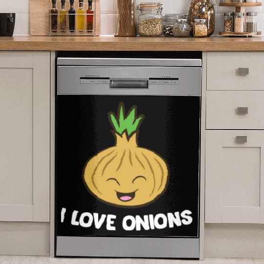 Onion - I love onions Dish Washer Covers