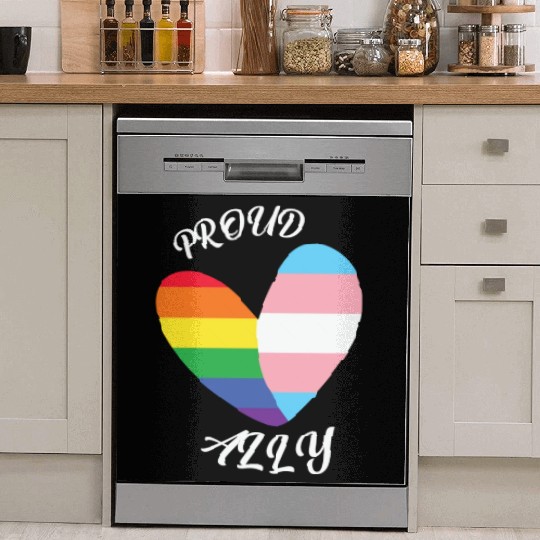 LBGT Flag Gay Pride Human Vintage Rainbow Dish Washer Covers