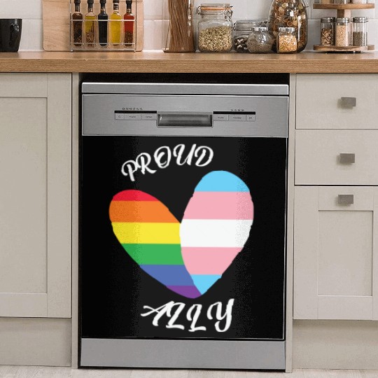 LBGT Flag Gay Pride Human Vintage Rainbow Dish Washer Covers