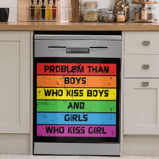LBGT Flag Gay Pride Human Vintage Rainbow Dish Washer Covers