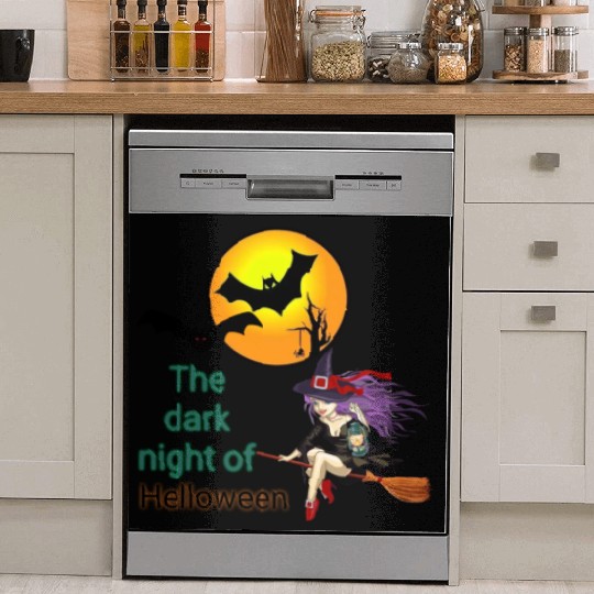 Halloween night Dish Washer Covers