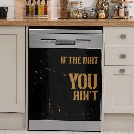 Barrel Racing Dirt Rodeo Equestrian Horse Barrel Dish Washer Covers