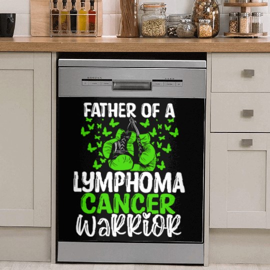 Lymphoma Cancer Awareness Dad Fathers Day Papa Dish Washer Covers