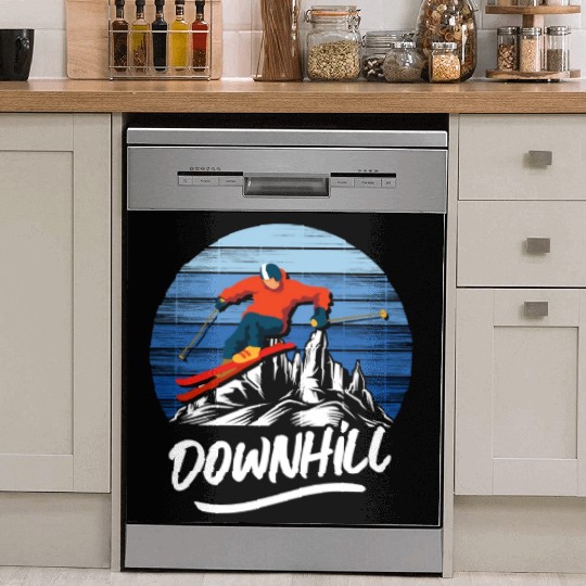 Winter Sports Ski Vacation Ski Slope Dish Washer Covers