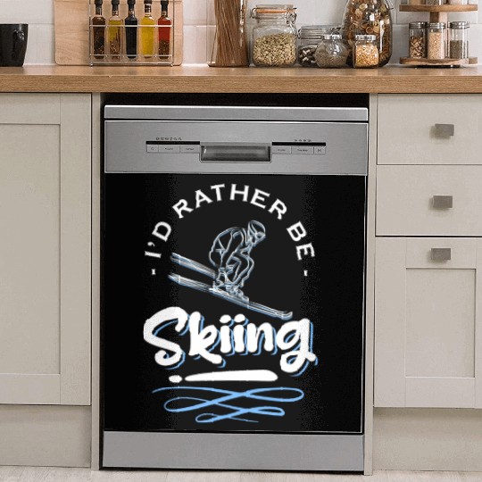 Winter Sports Winter Ski Slope Dish Washer Covers