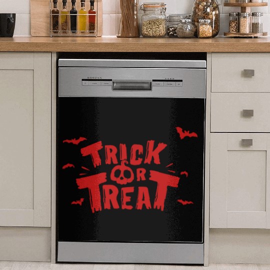 Trick Or Treat Red Dish Washer Covers