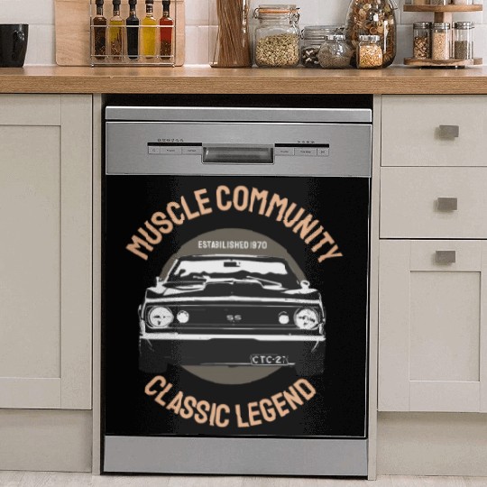Muscle Community Classic Legend Vintage Gift Ideas Dish Washer Covers