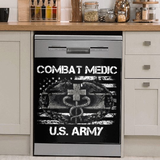 Us Army Combat Medic U.S Army Veteran Dish Washer Covers