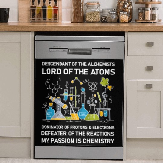 Chemistry Chemist Alchemists Alchemy Chemical Dish Washer Covers