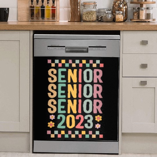 Graduation Dish Washer Covers, Senior Class Of 2023 Floral