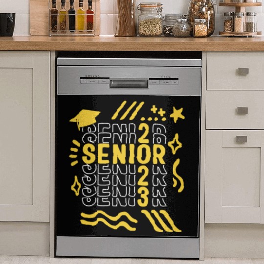 Graduation Dish Washer Covers, Senior Class Of 2023 Gift End