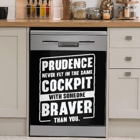 Prudence Wisdom Quotes Pilot Philosophy Dish Washer Covers