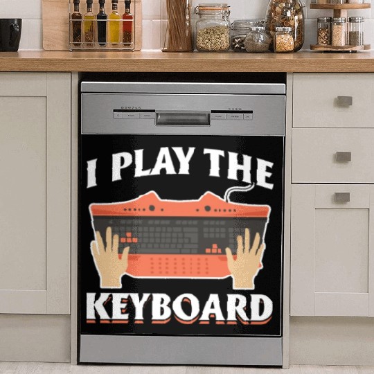 Keyboard Gamer Humorous Computer Science Dish Washer Covers
