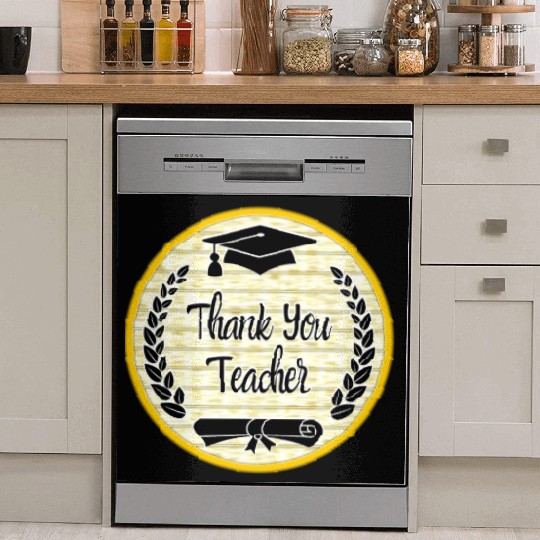 Thank You Teacher Dish Washer Covers