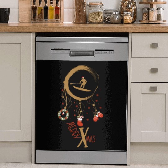 Winter dreamcatcher Christmas StandUpPaddle Dish Washer Covers