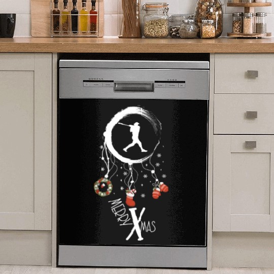 Winter dreamcatcher Christmas Baseball Dish Washer Covers